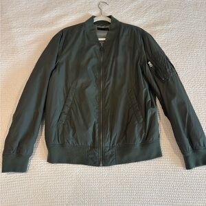 Uniqlo Dark Green Bomber Jacket